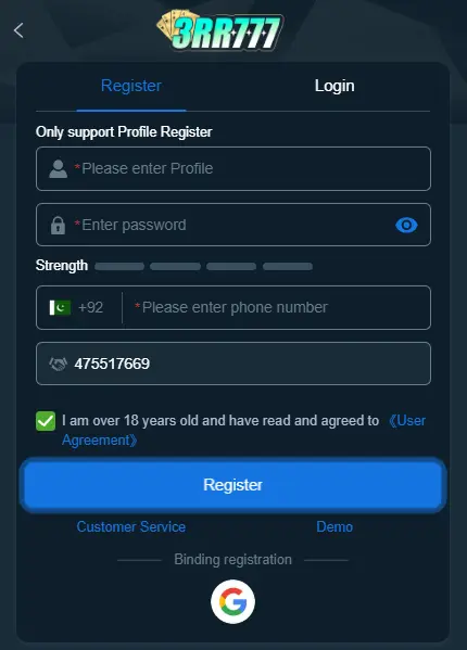 3rr777-game-register