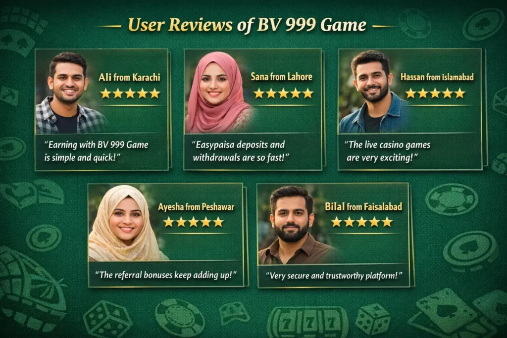 BV999 users review image