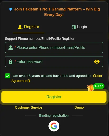 Pak804-game-register