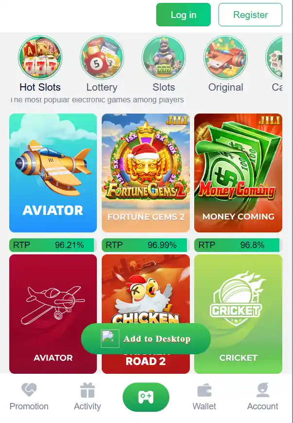 amar-club-game-interface