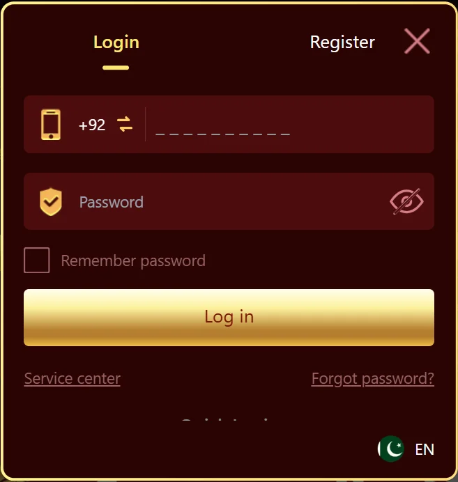 login-pk-mega