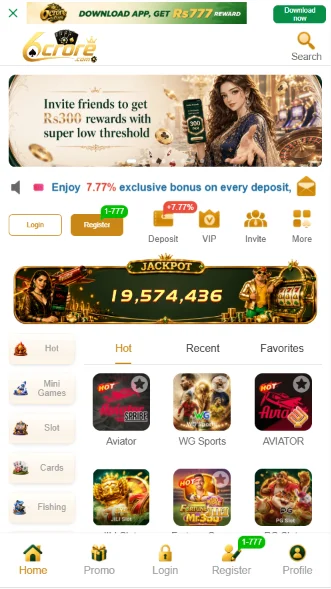 6crore-game-interface